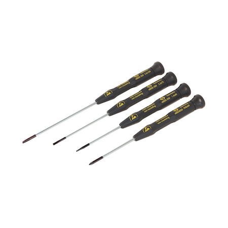 C.K Tools Xonic ESD Screwdriver Slotted/PH Set Of 4 T4884X ESD